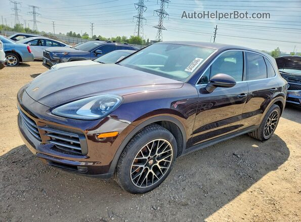 WP1AA2AYXKDA04052 2019 PORSCHE CAYENNE Burgundy უკანა მარცხენა
