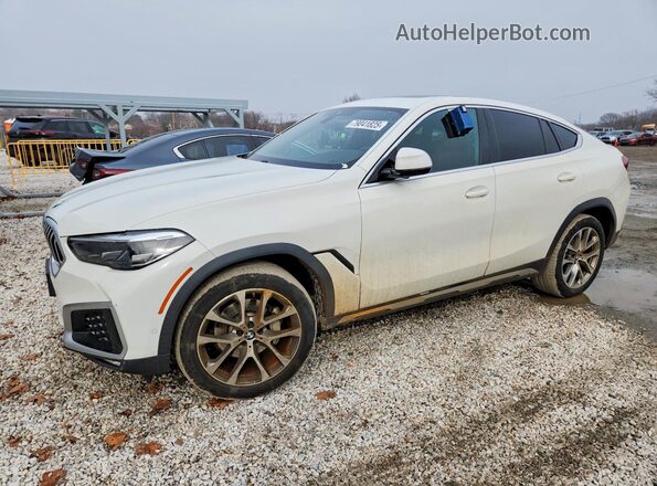 5UXCY4C00L9D49475 2020 BMW X6 White 