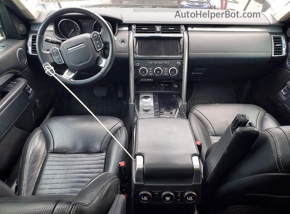 SALRTBBV2HA017187 2017 LAND ROVER DISCOVERY Black ხელსაწყოთა პანელის ხედი