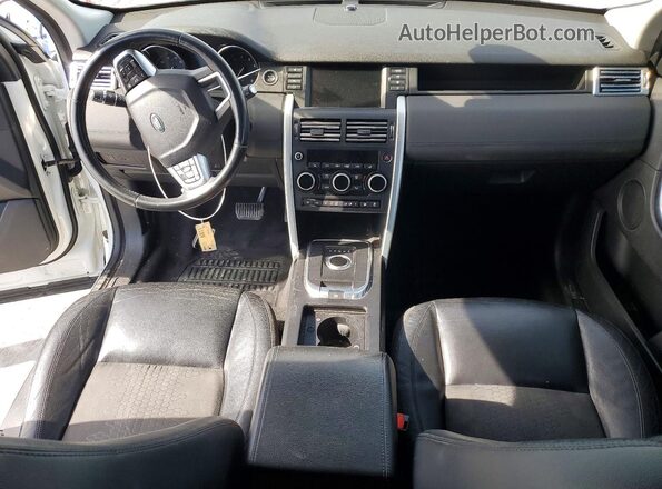 SALCP2BG3HH635430 2017 LAND ROVER DISCOVERY White ხელსაწყოთა პანელის ხედი
