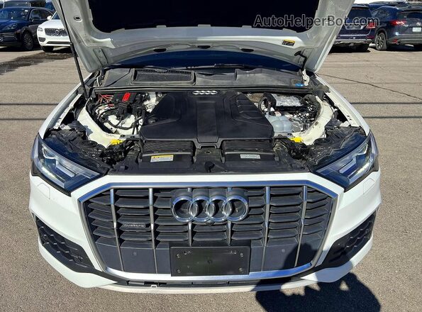 WA1ACBF70PD010097 2023 AUDI Q7 White Instrument cluster view