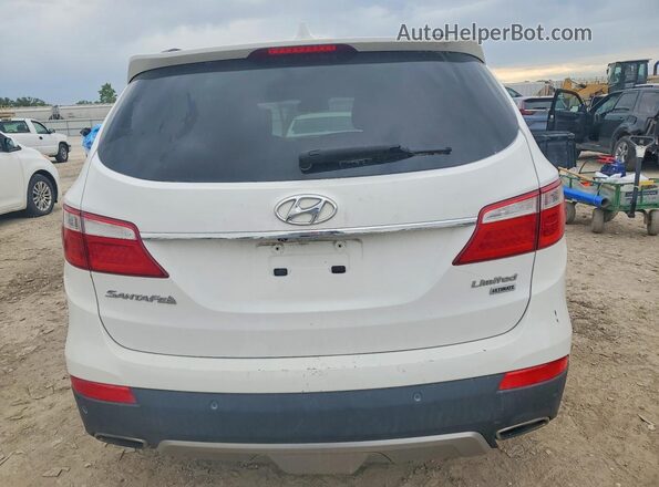 KM8SR4HF3GU164968 2016 HYUNDAI SANTA White წინა სალონის ხედი