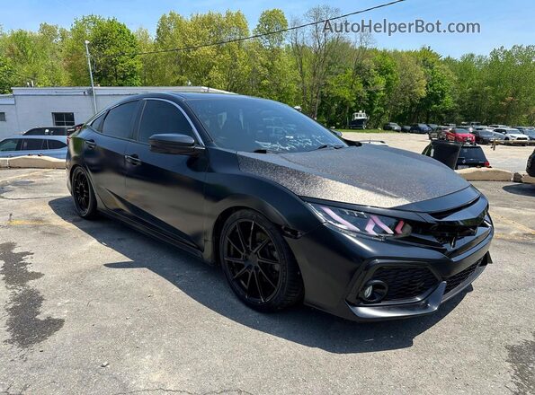 2HGFC1E54KH703743 2019 HONDA CIVIC Black 