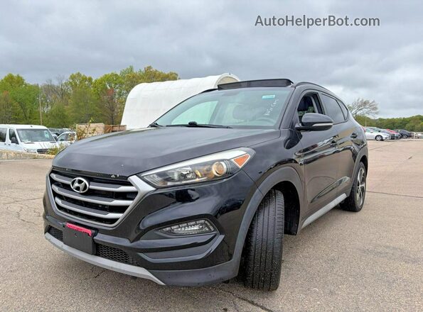 KM8J3CA2XJU794296 2018 HYUNDAI TUCSON Black 