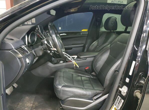 4JGED6EB6GA012337 2016 MERCEDES-BENZ GLE Black წინა პანელის ხედი