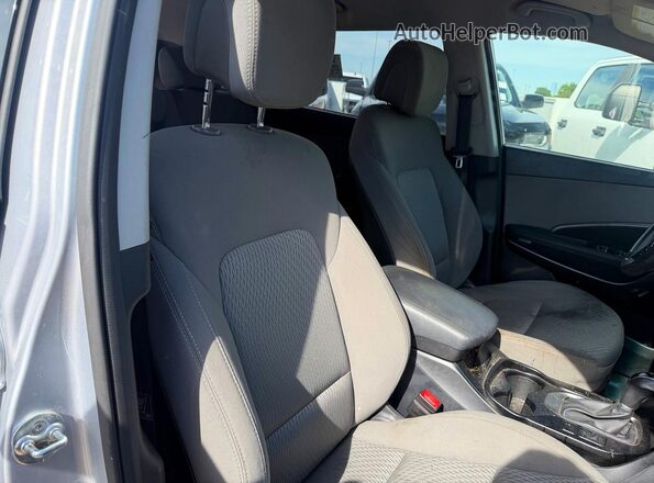KM8SMDHF3HU179406 2017 HYUNDAI SANTA Silver 