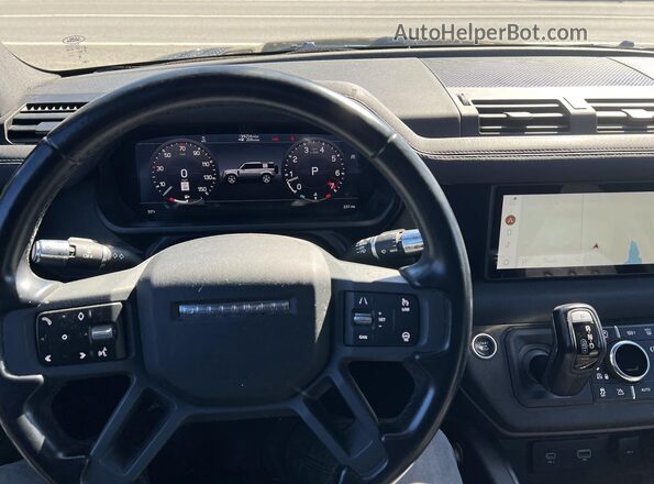 SALE2ERU6M2041349 2021 LAND ROVER DEFENDER Black Vista del salpicadero