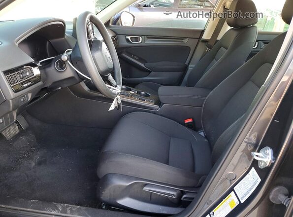 2HGFE2F27SH598233 2025 HONDA CIVIC Черный Вид салона спереди