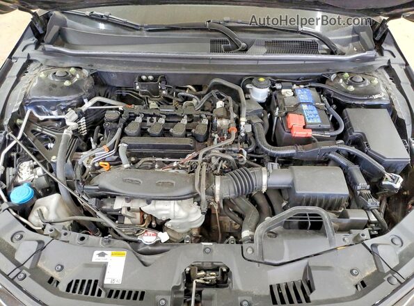 1HGCY1F2XPA037812 2023 HONDA ACCORD Black ძრავის განყოფილების ხედი