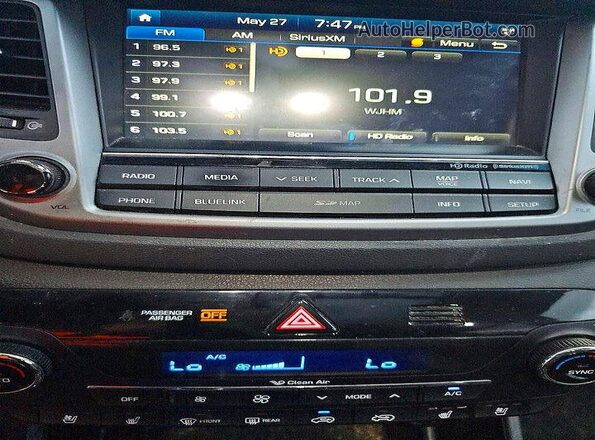 KM8J3CA28GU094821 2016 HYUNDAI TUCSON Gray 
