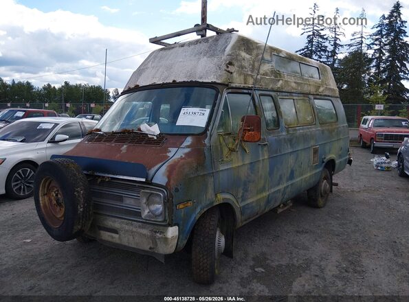 B35BE7K103404     1977 DODGE VAN TR Синий 