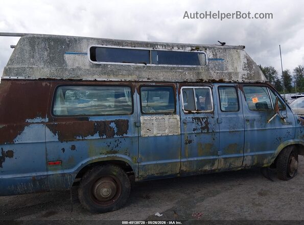 B35BE7K103404     1977 DODGE VAN TR Синий 