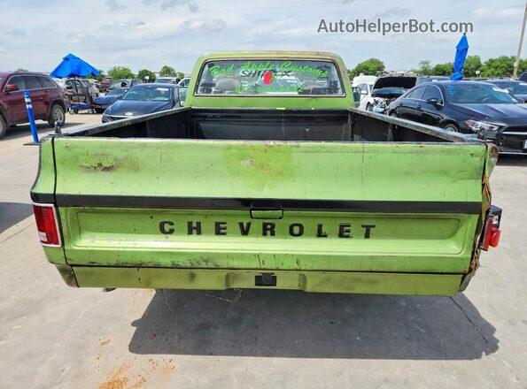 CCL146F303821 1976 CHEVROLET C10 Green Rear view