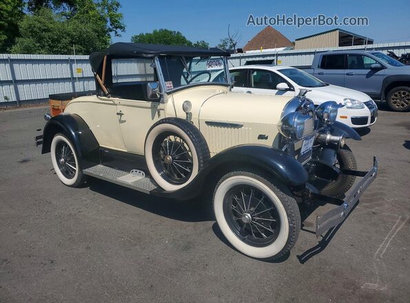 CT28765 1929 FORD MODEL White 