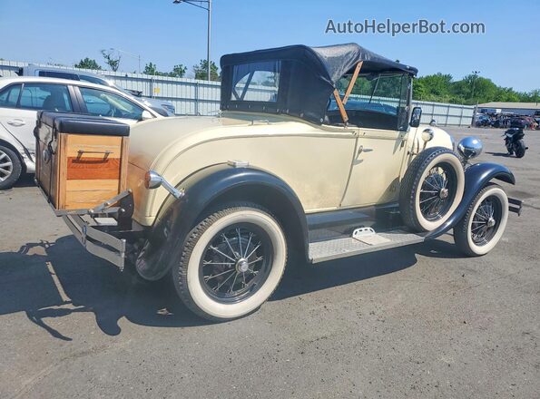 CT28765 1929 FORD MODEL White 