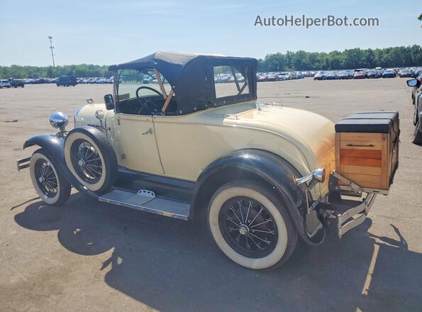 CT28765 1929 FORD MODEL White 