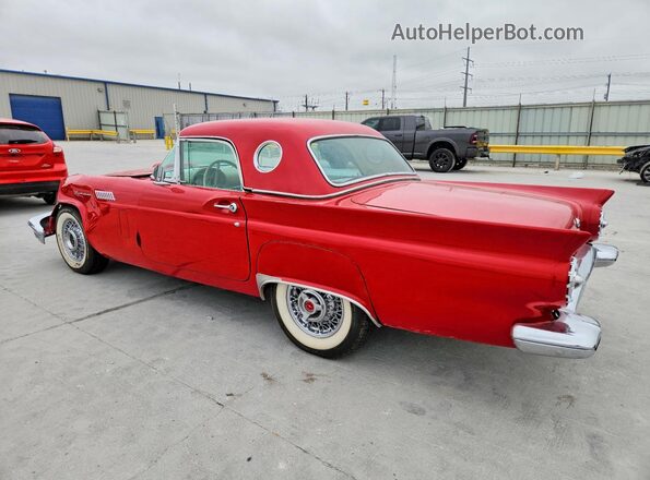 D7FH333820 1957 FORD THUNDERBIRD Red Trasero izquierdo