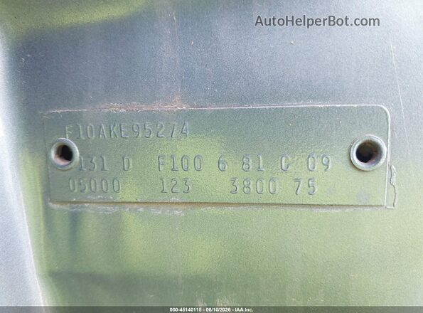F10AKE95274 1970 FORD GENERIC Blue 