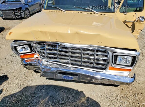 F10BNBC3094 1978 FORD F100 Beige Вид задньої частини салону