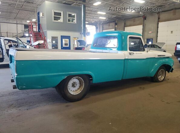 F10JH483251 1964 FORD F100 Turquoise 