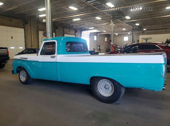 F10JH483251 1964 FORD F100 Turquoise 