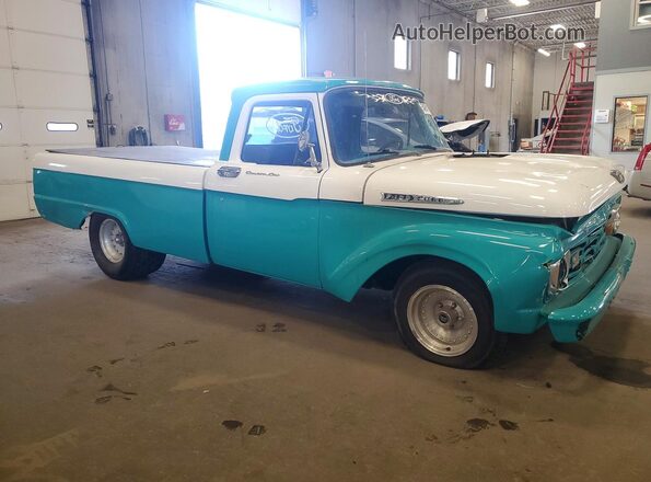 F10JH483251 1964 FORD F100 Turquoise 