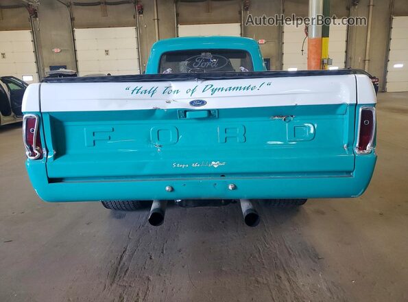 F10JH483251 1964 FORD F100 Turquoise 