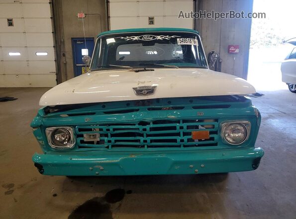 F10JH483251 1964 FORD F100 Turquoise 