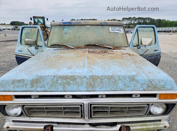 F15JNY31801 1977 FORD F150 Blue 