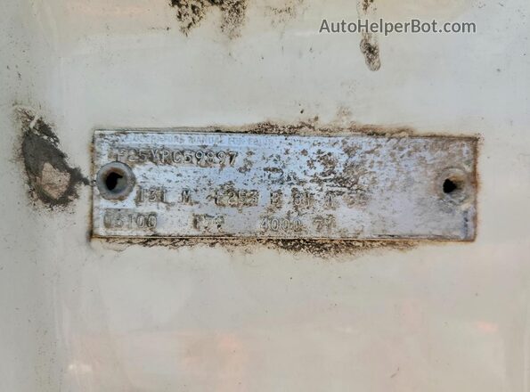 F25YRC59897 1968 FORD F250 Белый 