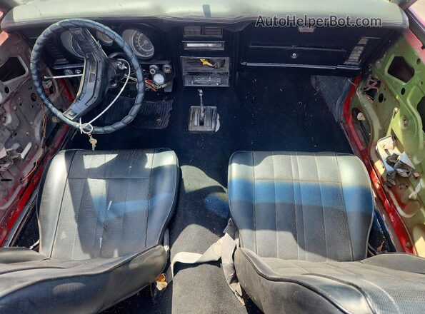F3F03H155108F 1973 FORD MUSTANG Red Widok deski rozdzielczej