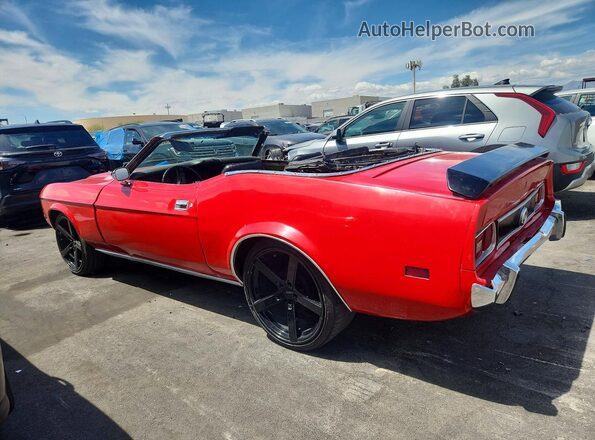 F3F03H155108F 1973 FORD MUSTANG Red Tył lewy