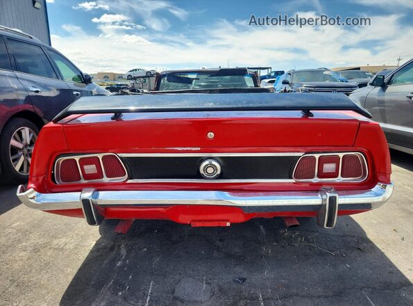 F3F03H155108F 1973 FORD MUSTANG Red Widok z tyłu