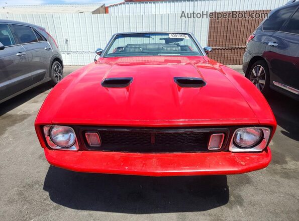 F3F03H155108F 1973 FORD MUSTANG Red Widok z przodu
