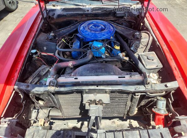 F3F03H155108F 1973 FORD MUSTANG Red Widok wnętrza z tyłu