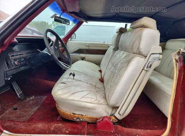 F9122030 1969 CADILLAC DEVILLE Темно-бордовый Вид салона спереди