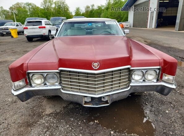 F9122030 1969 CADILLAC DEVILLE Темно-бордовый Вид спереди