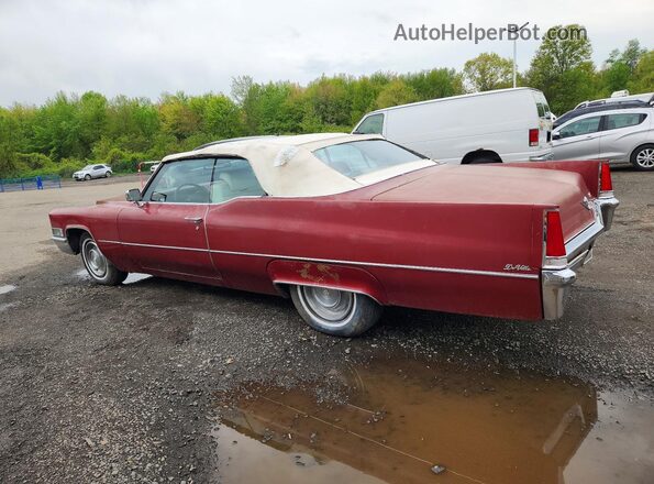 F9122030 1969 CADILLAC DEVILLE Темно-бордовый Задняя левая четверть