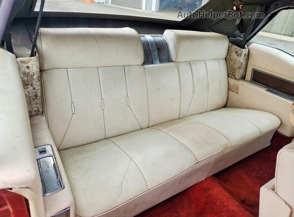 F9122030 1969 CADILLAC DEVILLE Темно-бордовый Вид задних сидений
