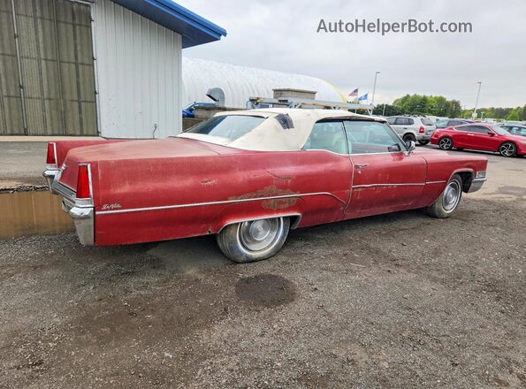 F9122030 1969 CADILLAC DEVILLE Темно-бордовый Задняя правая четверть