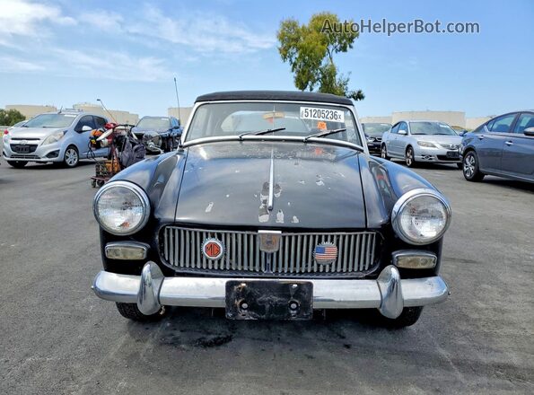 GAN4U58898G 1967 MG MIDGET Черный Вид спереди