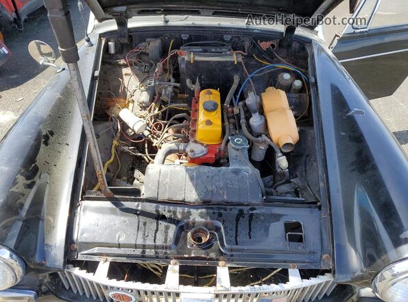 GAN4U58898G 1967 MG MIDGET Черный Вид задней части салона