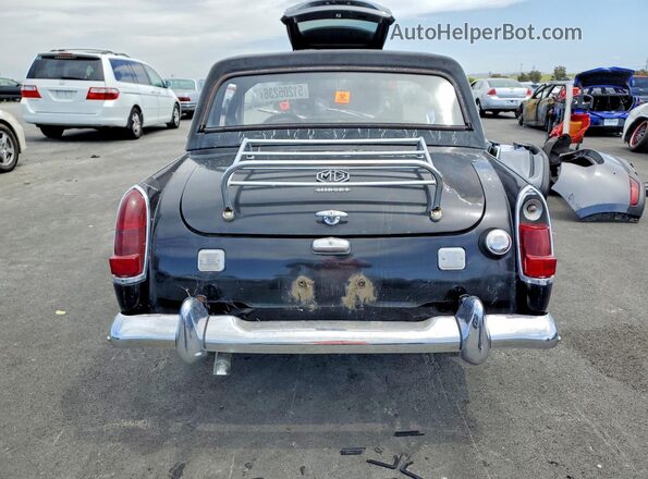 GAN4U58898G 1967 MG MIDGET Черный Вид сзади