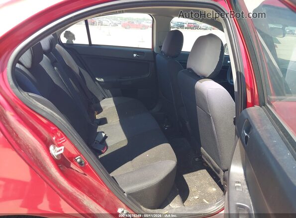 JA32U2FU5HU004017 2017 MITSUBISHI LANCER Red VIN sticker view