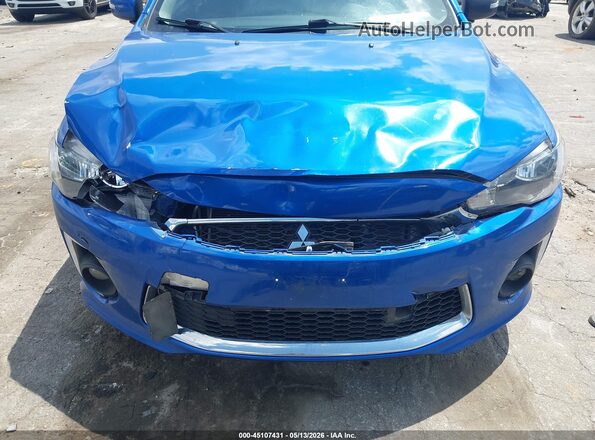 JA32U2FU6HU009100 2017 MITSUBISHI LANCER Blue Вид спереду