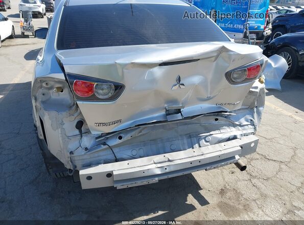 JA32U2FU7GU007841 2016 MITSUBISHI LANCER Silver Widok z przodu