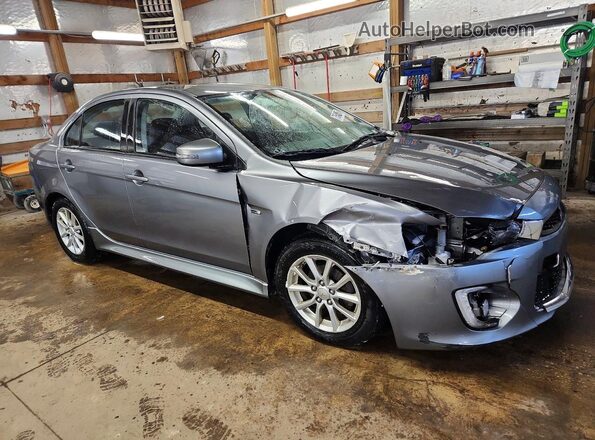 JA32U2FUXGU010586 2016 MITSUBISHI LANCER Gray Przód prawy