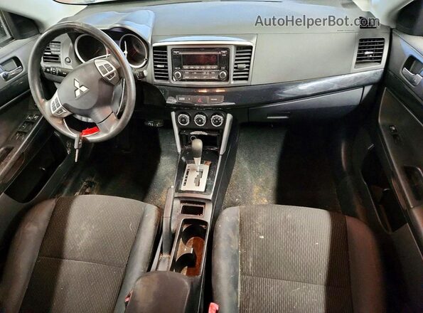 JA32U2FUXGU010586 2016 MITSUBISHI LANCER Gray Widok deski rozdzielczej