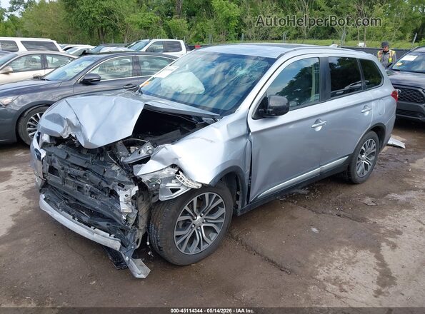 JA4AD2A30HZ070130 2017 MITSUBISHI OUTLANDER Silver წინა მარცხენა ხედი სამი მეოთხედიდან