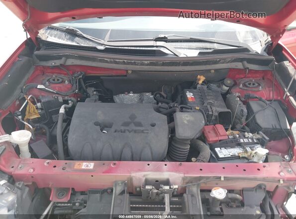 JA4AD2A30JZ006997 2018 MITSUBISHI OUTLANDER Red Widok z tyłu